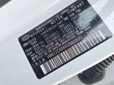 2019 Hyundai Tucson SE