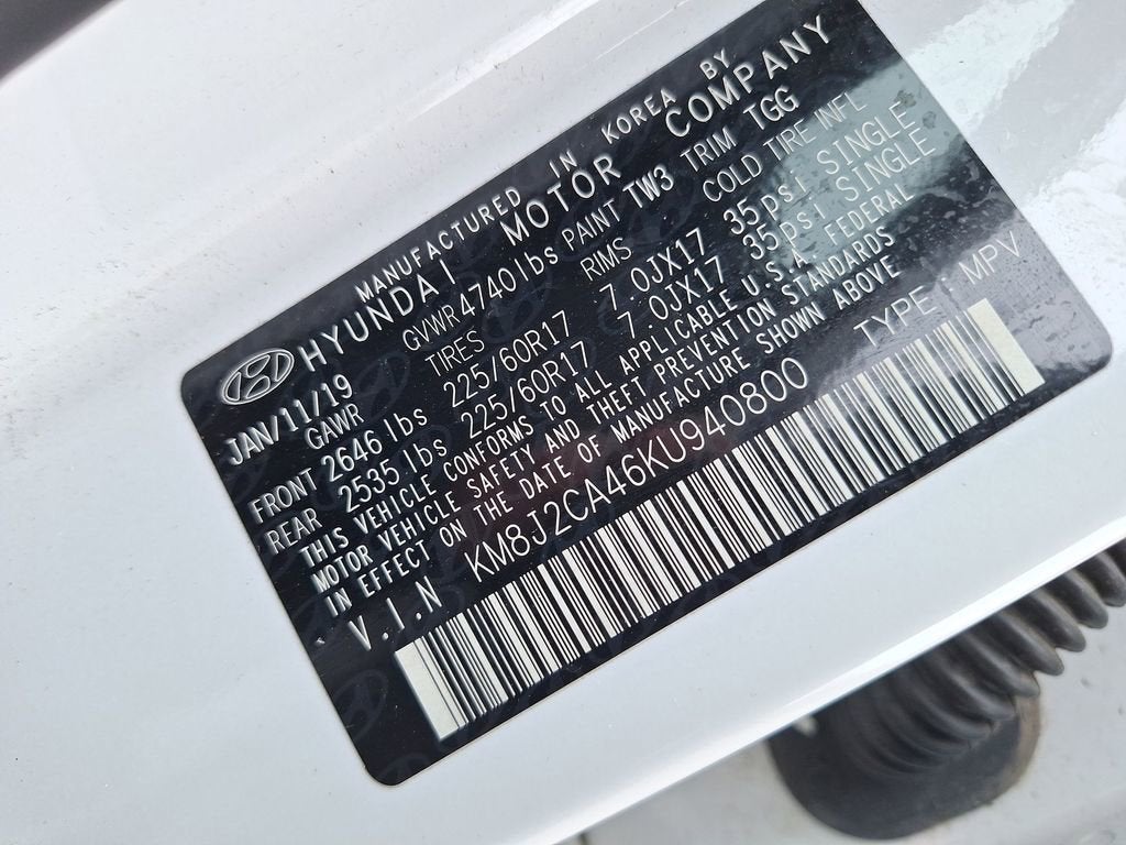 2019 Hyundai Tucson SE